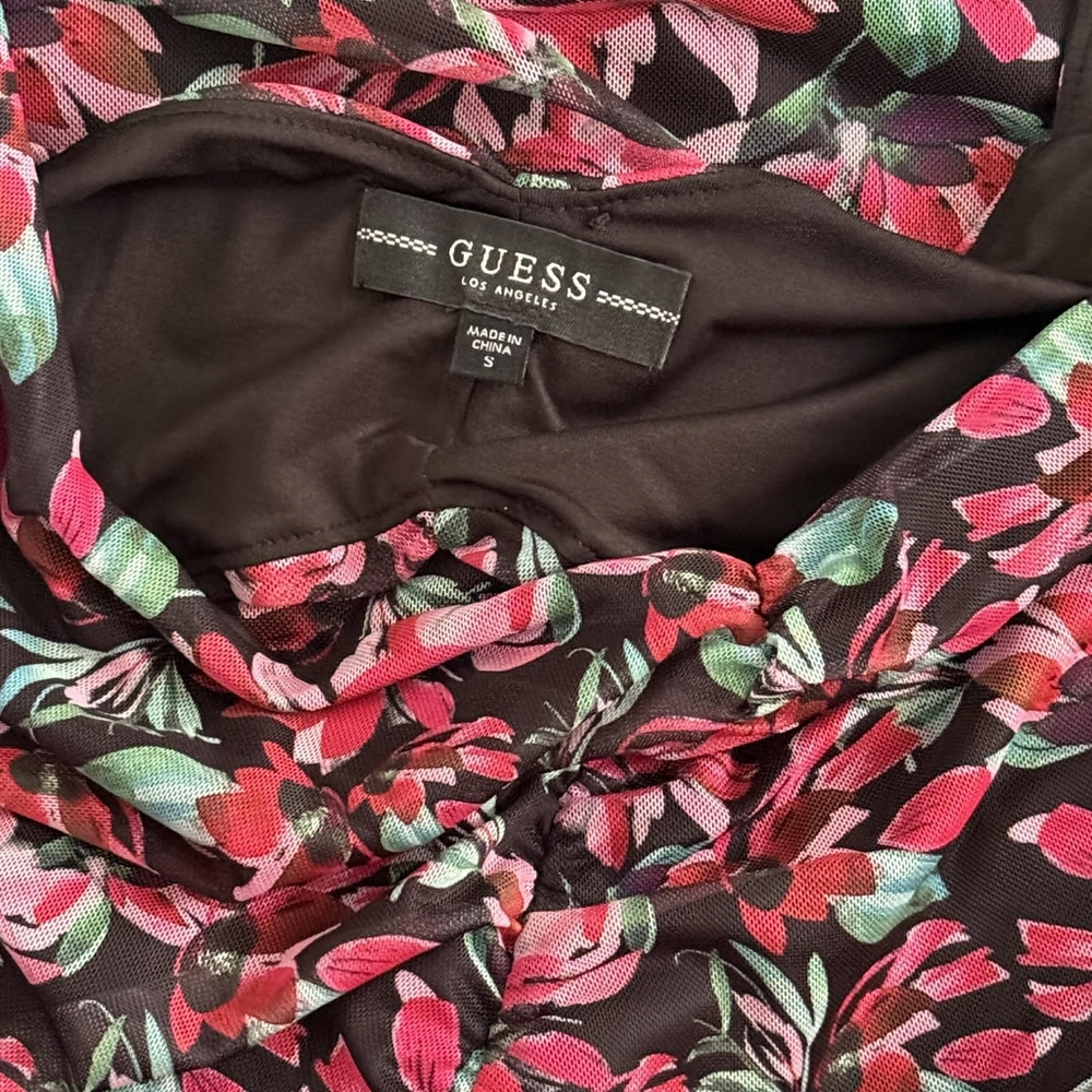 Guess Multicolor Floral Dress